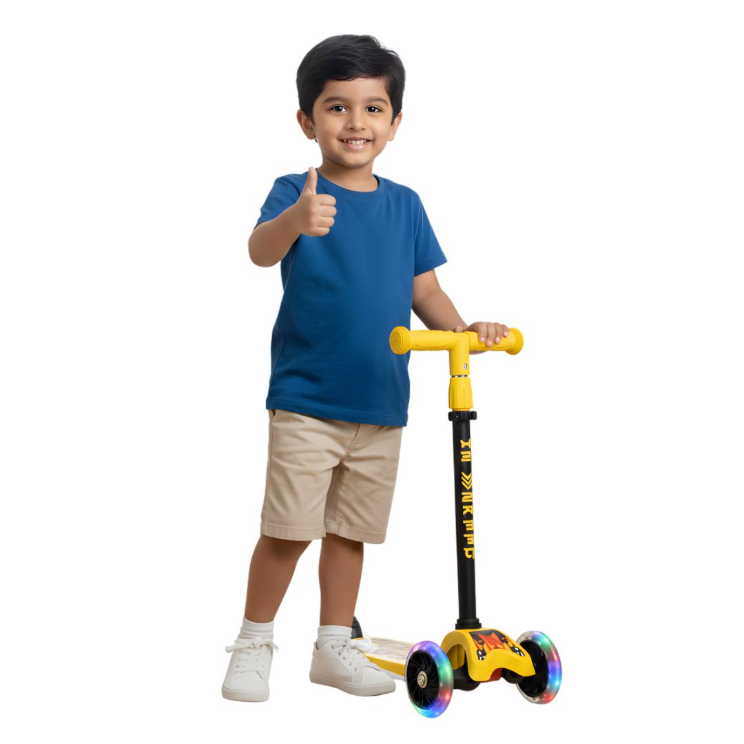 Pro Kick Scooter with Broad PU LED Wheels - Image 3