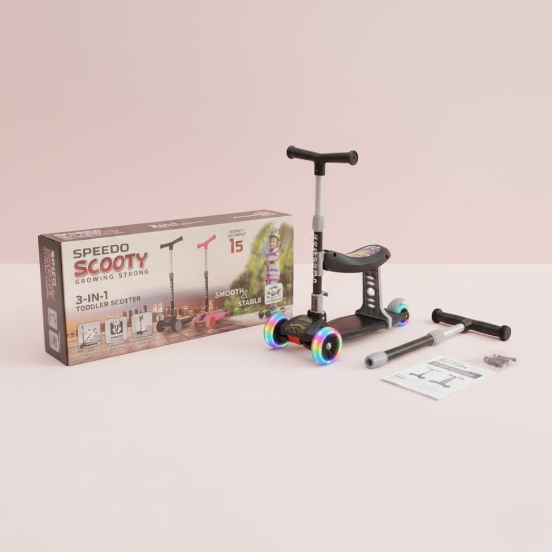 2-in-1 Kick Scooter with Removable Seat - Image 4