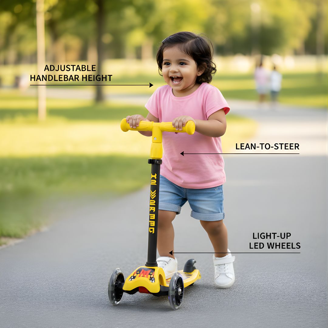 Pro Kick Scooter with Broad PU LED Wheels - Image 6