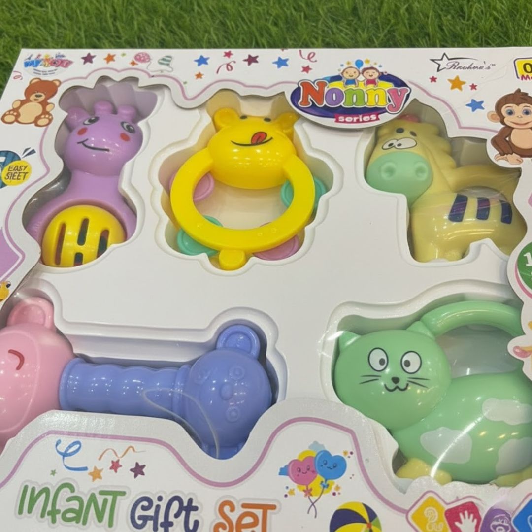 5-Piece Baby Rattle Gift Set - Image 4