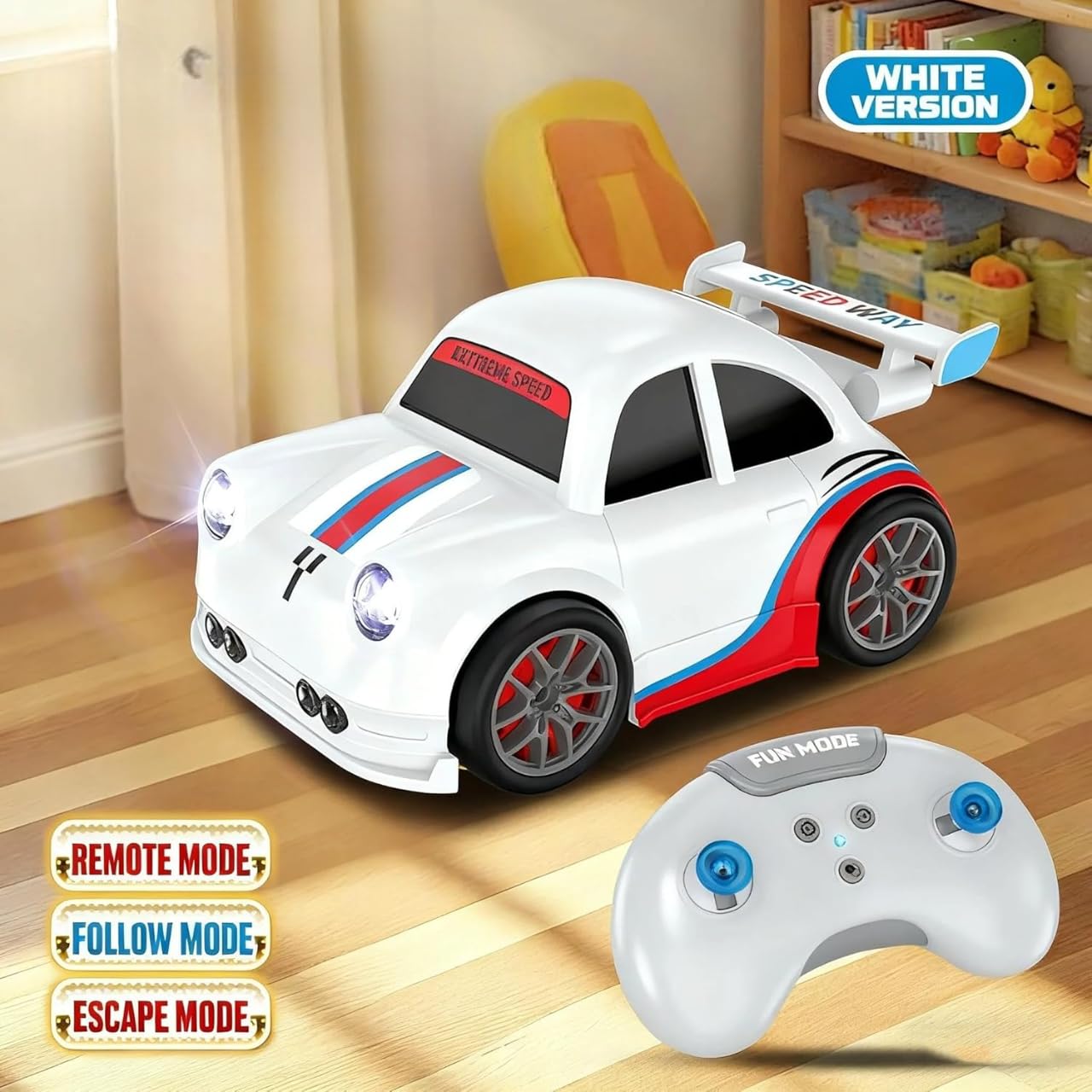 Remote Control RC Drift Racing Car with LED Lights - Image 3