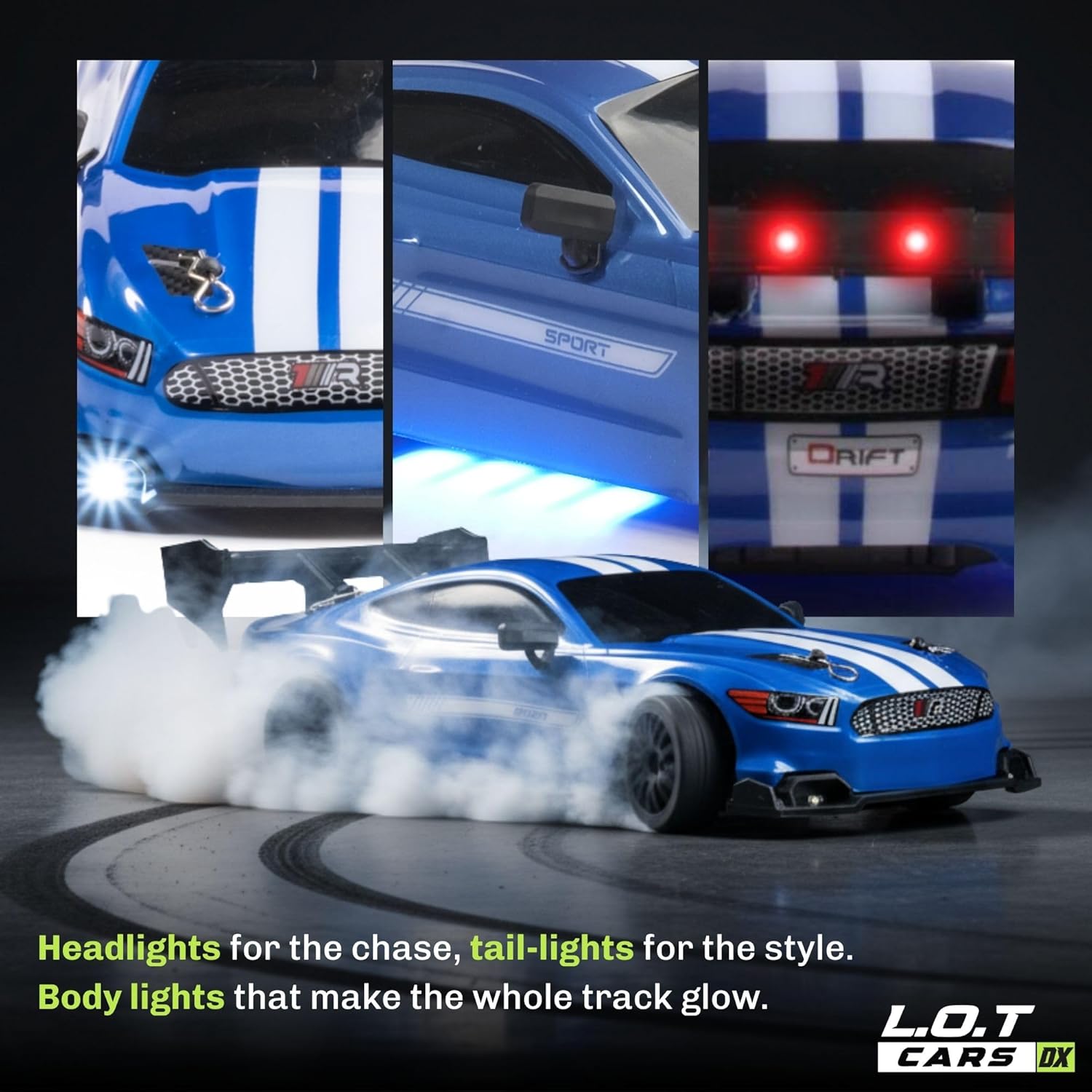 RC Drift Car for Adults – High-Speed 4X4 Remote Control Car with LED Lights & Speed Control - Image 6