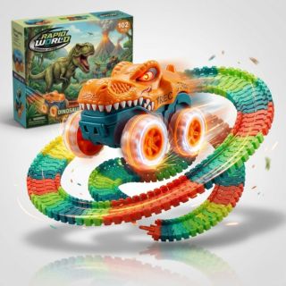 Flexible Race Track Toy Set for Kids