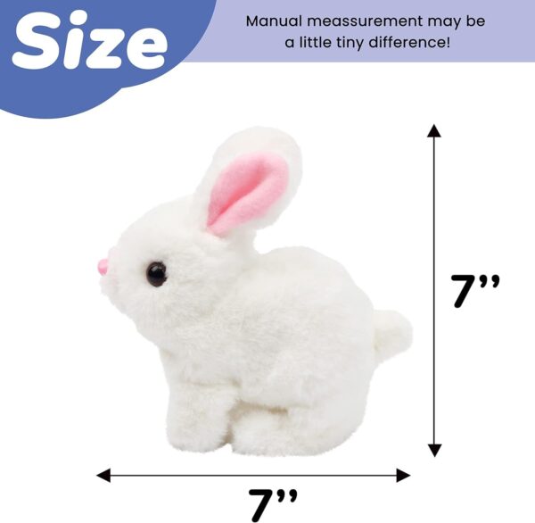 Hotot Rabbit Toy Hopping Rabbit Plush Toy for Kids