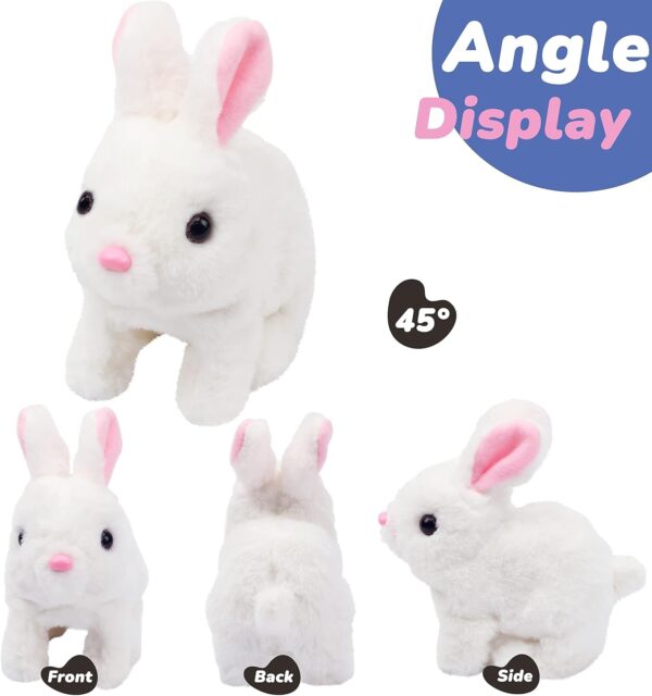 Hotot Rabbit Toy Hopping Rabbit Plush Toy for Kids