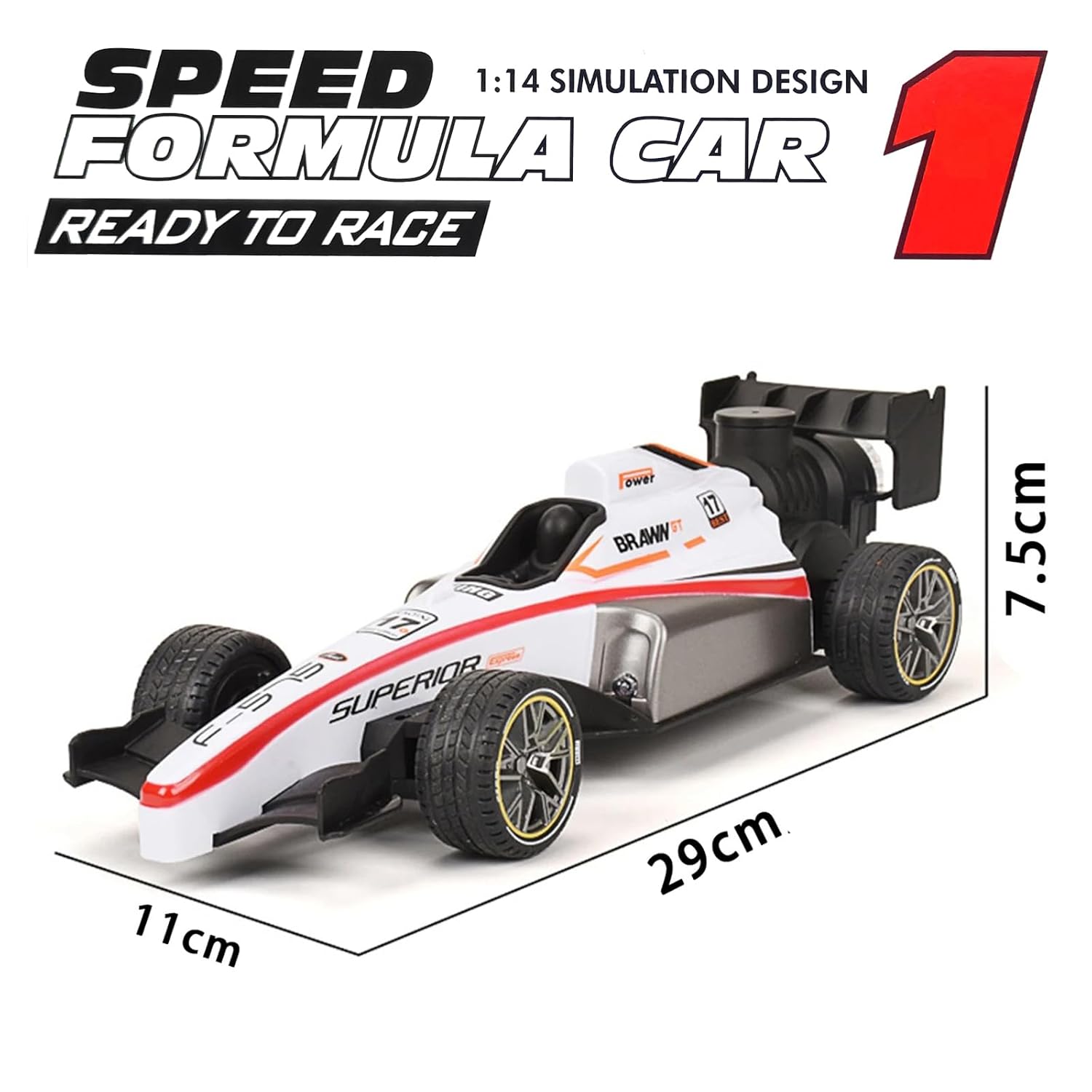 RC F1 Racing Car 1:14 Scale - Image 3