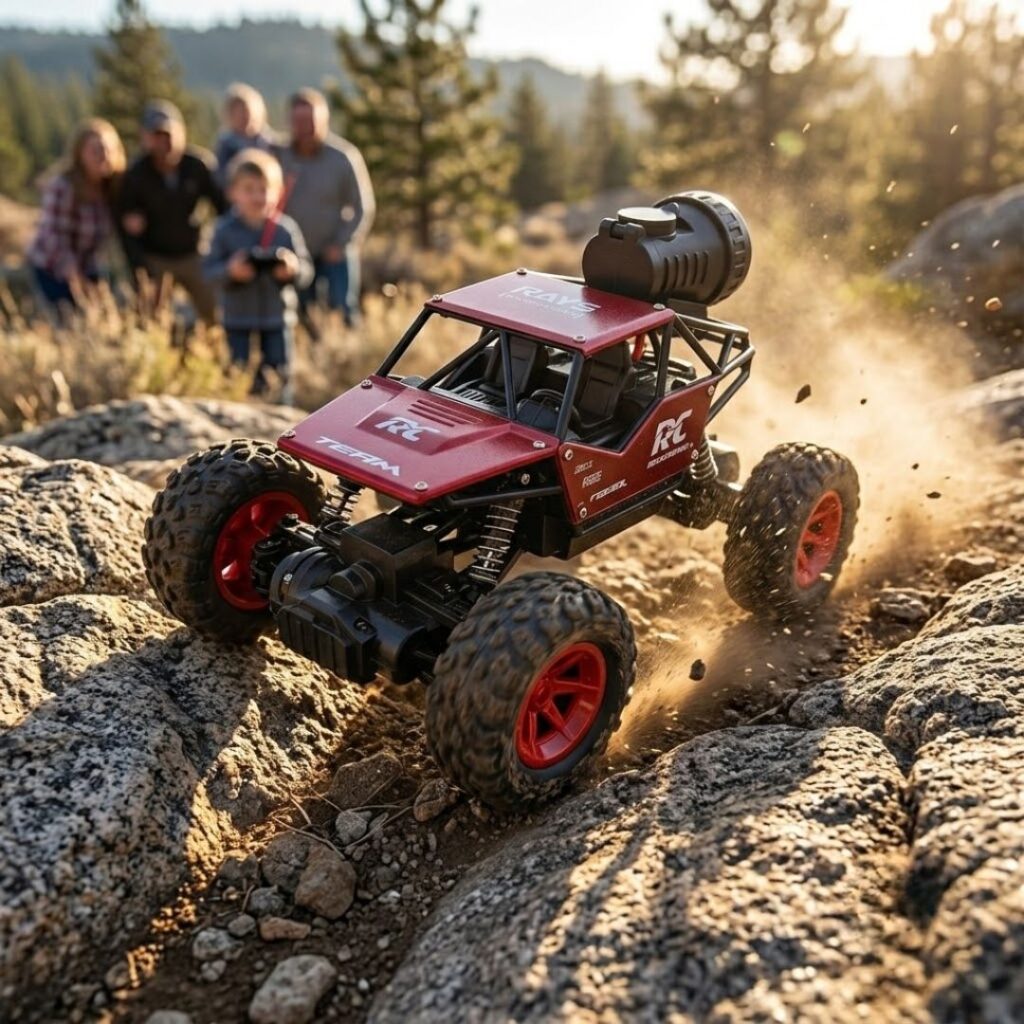 Rock Crawler RC Car (RED)