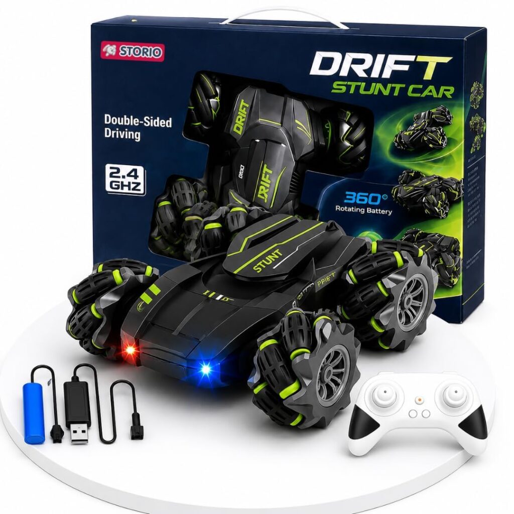 4x4 High-Speed Stunt RC Car with 360° Rotation