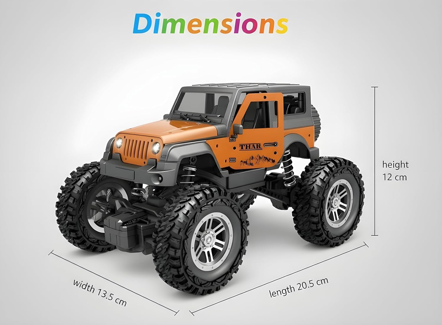 Thar Roxx Mist Spray RC Car 1:18 - Image 5