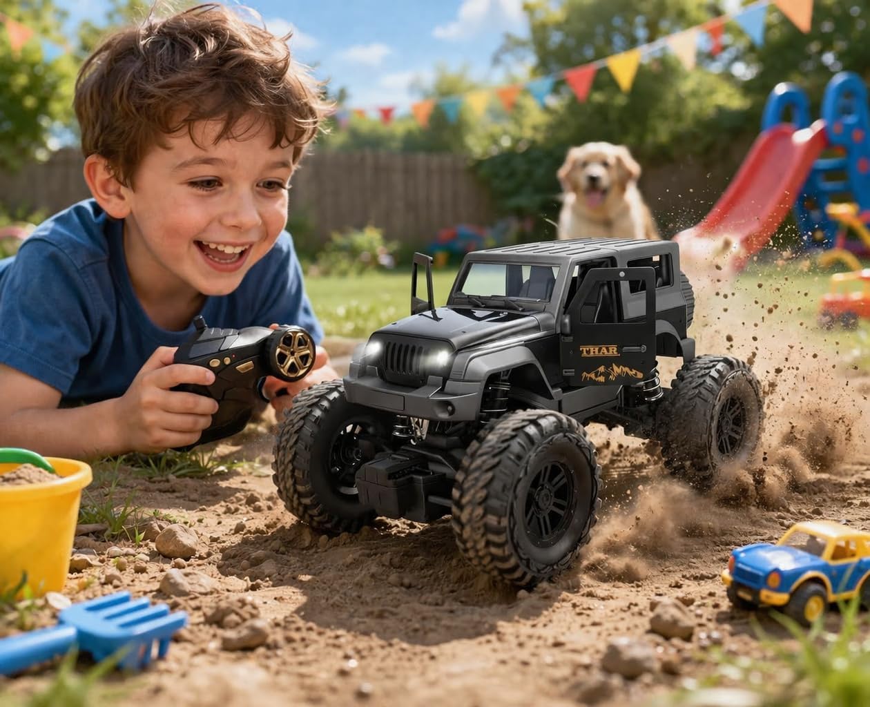 Thar Roxx Mist Spray RC Car 1:18 - Image 4