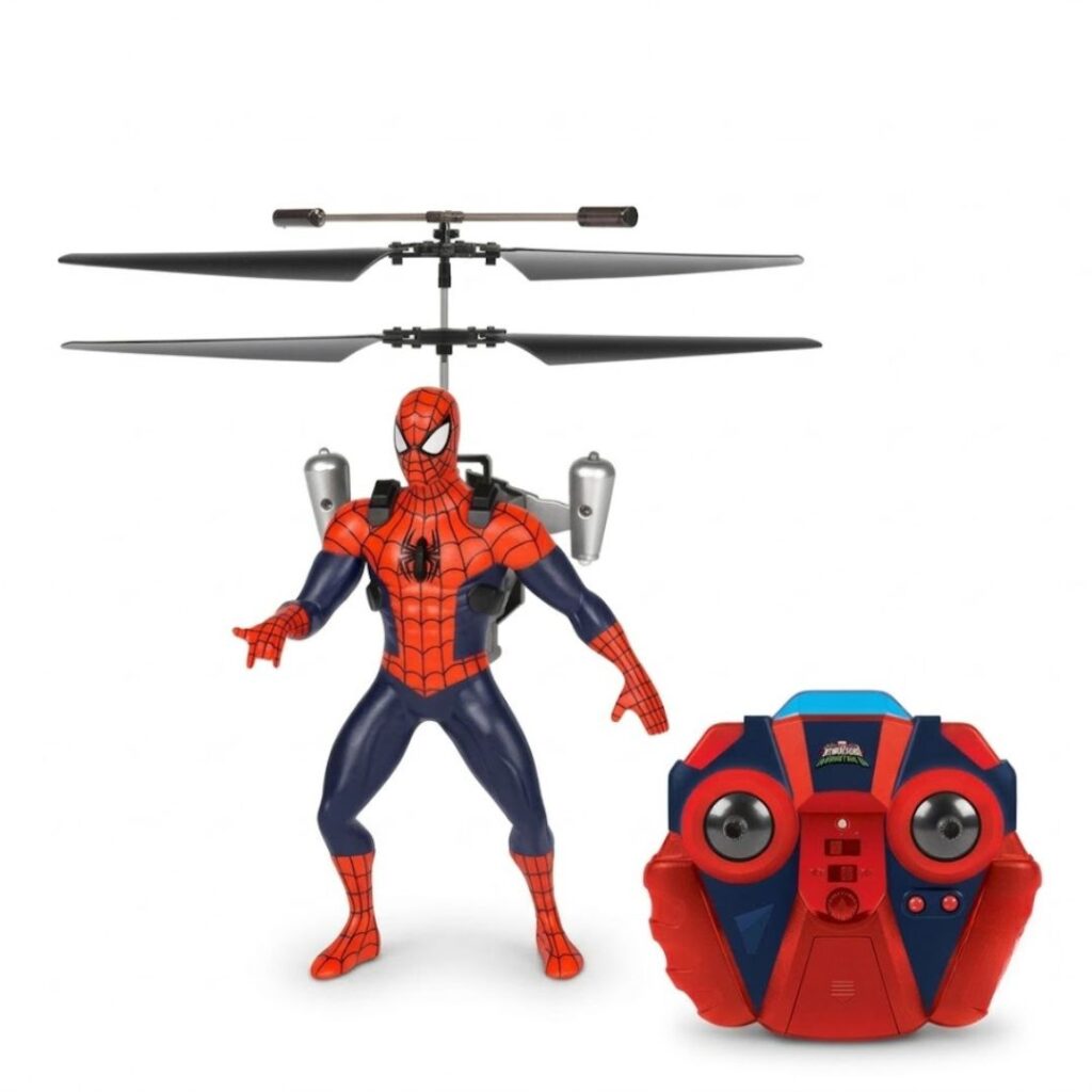 Spider-Man RC Flying Figure Helicopter Toy